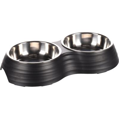 Flamingo Aschau - noir - 2x160ml - gamelles pour chiens - Publicité Flamingo Aschau - noir - 2x160ml - gamelles pour chiens - Publicité