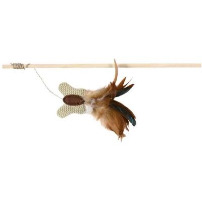 Jouet pour Chat Trixie - Baguette Papillon avec Plumes & Herbe à Chat - 45cm - Publicité Jouet pour Chat Trixie - Baguette Papillon avec Plumes & Herbe à Chat - 45cm - Publicité