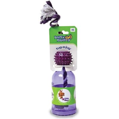 PetSafe Busy Buddy Tug-a-Jug XS - Jouet pour chien - Publicité PetSafe Busy Buddy Tug-a-Jug XS - Jouet pour chien - Publicité