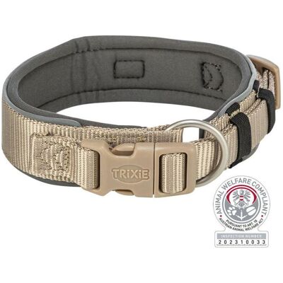 Trixie Collier Hond Premium Extra Breed Zand / Grafiet Grijs - 27-35X2,5 Cm (S, XS, Chien), Collier + laisse - Publicité Trixie Collier Hond Premium Extra Breed Zand / Grafiet Grijs - 27-35X2,5 Cm (S, XS, Chien), Collier + laisse - Publicité
