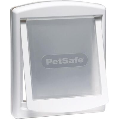 Porte pour animaux blanche moyenne Petsafe - Pour petits animaux - Publicité Porte pour animaux blanche moyenne Petsafe - Pour petits animaux - Publicité