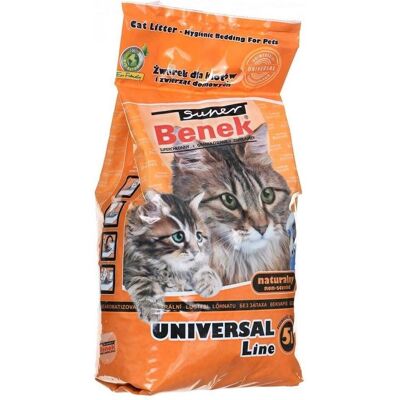 Litière pour Chats Super Benek - 5L Éliminateur d'Odors - Publicité Litière pour Chats Super Benek - 5L Éliminateur d'Odors - Publicité