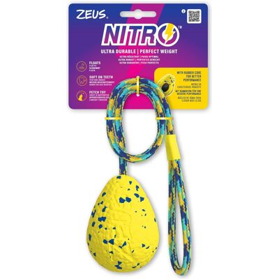 Zeus Nitro Sangle Lestée pour Chiens - Jouet avec Corde - 9,2cm - Publicité Zeus Nitro Sangle Lestée pour Chiens - Jouet avec Corde - 9,2cm - Publicité