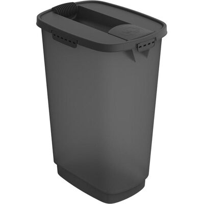 Conteneur à croquettes Rotho Cody 50L Antraciet/Transparant - Rangement alimentaire - Publicité Conteneur à croquettes Rotho Cody 50L Antraciet/Transparant - Rangement alimentaire - Publicité