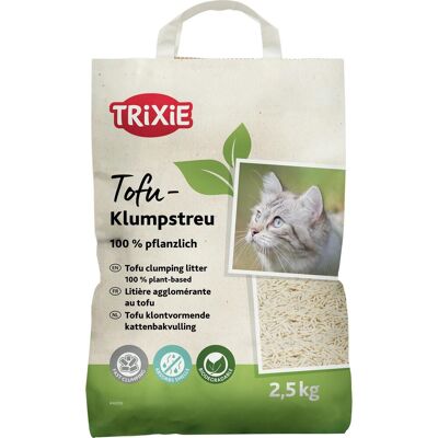 Trixie Tofu (Agglomérant, 2.50 kg), Litière pour chat - Publicité Trixie Tofu (Agglomérant, 2.50 kg), Litière pour chat - Publicité