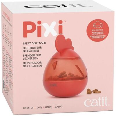 Catit - Pixi Treat Dispenser Rooster, Jouets pour chat - Publicité Catit - Pixi Treat Dispenser Rooster, Jouets pour chat - Publicité