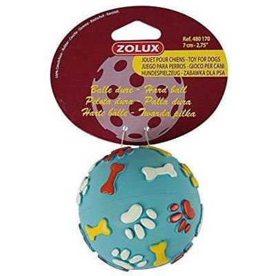 Jouet pour chiens Zolux - Balle en caoutchouc dure 7cm - Interactif et durable - Publicité Jouet pour chiens Zolux - Balle en caoutchouc dure 7cm - Interactif et durable - Publicité