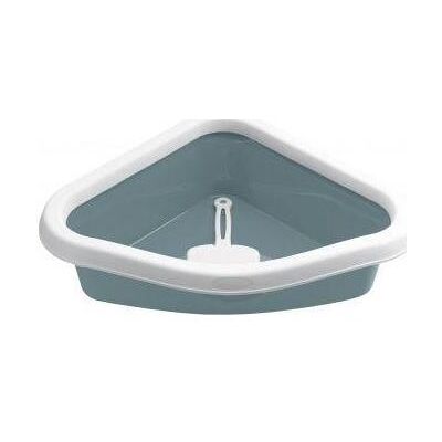 Zolux Bac à esquinas en acier bleu - Litière pour chats - Publicité Zolux Bac à esquinas en acier bleu - Litière pour chats - Publicité