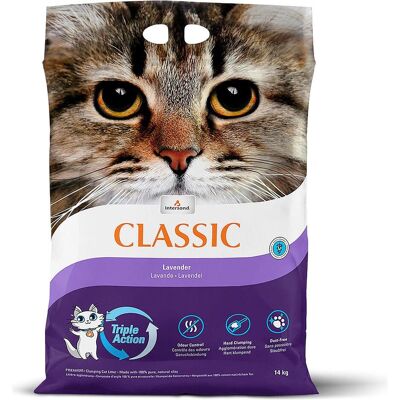 Litière pour Chats Intersand Lavande 14kg - Litière pour Chats - Publicité Litière pour Chats Intersand Lavande 14kg - Litière pour Chats - Publicité