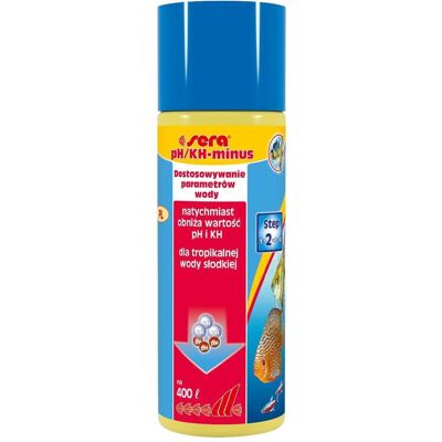 Sera pH/KH-Moins 100ml - Conditionneur d'eau - Publicité Sera pH/KH-Moins 100ml - Conditionneur d'eau - Publicité