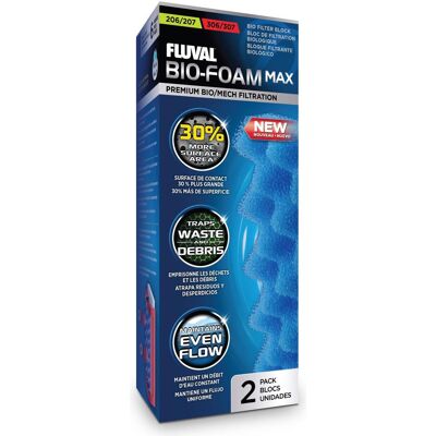 -Fluval 206/207 - 306/307 Bio-Foam Max (2 Pack) - Publicité -Fluval 206/207 - 306/307 Bio-Foam Max (2 Pack) - Publicité