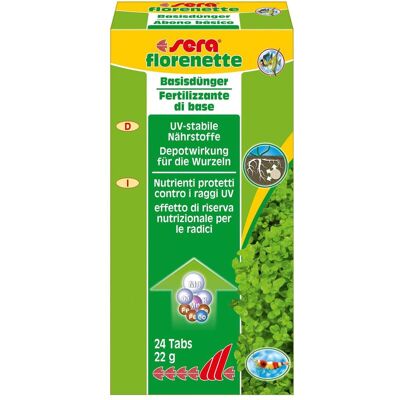 Sera Florenette A (Entretien des plantes d'aquarium), Entretien de l'aquarium - Publicité Sera Florenette A (Entretien des plantes d'aquarium), Entretien de l'aquarium - Publicité