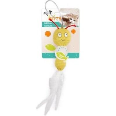 All for Paws AFP Kitty Larve m. fjer 29cm, Jouets pour chat - Publicité All for Paws AFP Kitty Larve m. fjer 29cm, Jouets pour chat - Publicité