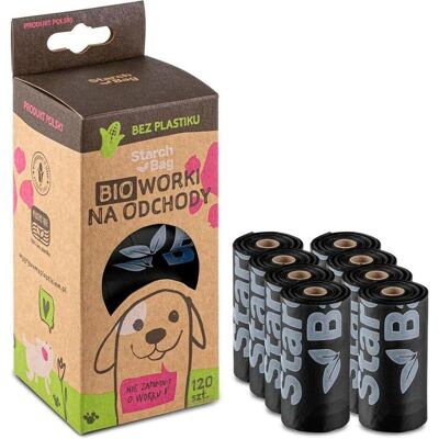 STARCHBAG BIO - Kotbeutel - 120 Stück - Pet Waste Bags - Publicité STARCHBAG BIO - Kotbeutel - 120 Stück - Pet Waste Bags - Publicité
