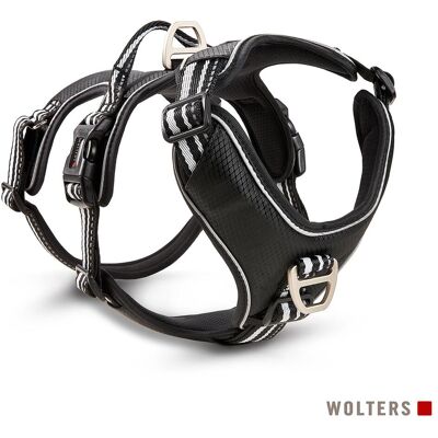 Wolters Harnais Active Pro No Escape taille 4 55-65 cm x 2,5 cm noir/argenté (Chien, Général), Collier + laisse - Publicité Wolters Harnais Active Pro No Escape taille 4 55-65 cm x 2,5 cm noir/argenté (Chien, Général), Collier + laisse - Publicité