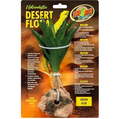 Zoo Med Aloe, Aménagement pour terrarium - Publicité Zoo Med Aloe, Aménagement pour terrarium - Publicité