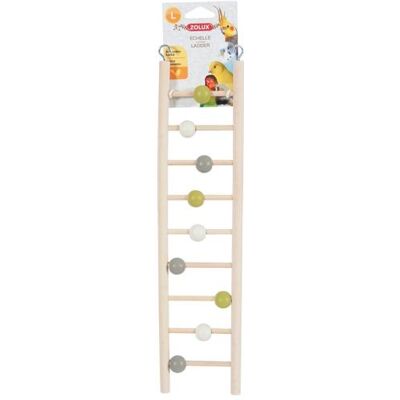 Échelle pour Oiseaux Zolux - Bois Naturel à 9 Gradins - Accessoire pour Cage - Publicité Échelle pour Oiseaux Zolux - Bois Naturel à 9 Gradins - Accessoire pour Cage - Publicité