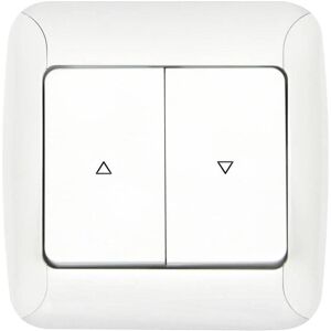 Gunsan Fantasy Bouton de store Bouton de volet roulant encastré Blanc, Bouton + interrupteur, Blanc - Publicité Gunsan Fantasy Bouton de store Bouton de volet roulant encastré Blanc, Bouton + interrupteur, Blanc - Publicité