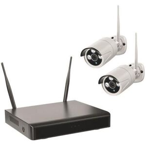 Kit de vidéosurveillance Indexa WR100 B2 - Caméras Wi-Fi et filaires - Publicité Kit de vidéosurveillance Indexa WR100 B2 - Caméras Wi-Fi et filaires - Publicité