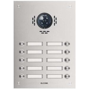 Elcom, Sonnette + interphone, Portier Vidéo TVG-10/2 ESTA Acier Inoxydable UP - Publicité Elcom, Sonnette + interphone, Portier Vidéo TVG-10/2 ESTA Acier Inoxydable UP - Publicité