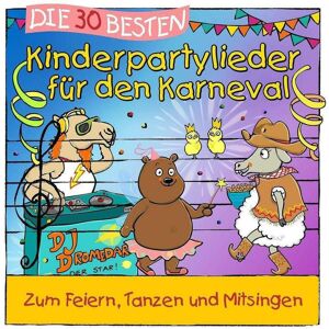 Lamp und Leute Les 30 meilleures chansons de fête pour enfants pour le carnaval, Livres audio de Les grenouilles de la crèche, Simone Sommerland - Publicité Lamp und Leute Les 30 meilleures chansons de fête pour enfants pour le carnaval, Livres audio de Les grenouilles de la crèche, Simone Sommerland - Publicité