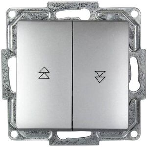 Gunsan Visage Bouton de store Bouton de volet roulant encastré Argent, Bouton + interrupteur, Argent - Publicité Gunsan Visage Bouton de store Bouton de volet roulant encastré Argent, Bouton + interrupteur, Argent - Publicité