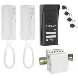 Interphone Orno Cyfral Cosmo 2 Locataires - Système d'Interphone - Publicité Interphone Orno Cyfral Cosmo 2 Locataires - Système d'Interphone - Publicité