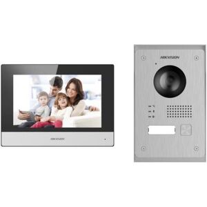 Orno, Sonnette + interphone, DS-KIS703Y-P KIT INTERPHONE VIDÉO (Filaire, WiFi) - Publicité Orno, Sonnette + interphone, DS-KIS703Y-P KIT INTERPHONE VIDÉO (Filaire, WiFi) - Publicité