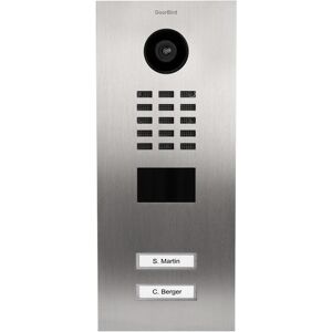 Interphone vidéo DoorBird D2102V en Acier Inoxydable - IP, 2 Boutons - Publicité Interphone vidéo DoorBird D2102V en Acier Inoxydable - IP, 2 Boutons - Publicité