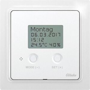 Eltako Horloge-bus thermo-hygrostat ELTA, Thermostat, Blanc - Publicité Eltako Horloge-bus thermo-hygrostat ELTA, Thermostat, Blanc - Publicité