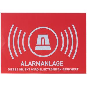 Abus, Protection contre le cambriolage + système d'alarme, Autocollant d'avertissement Alarme - Publicité Abus, Protection contre le cambriolage + système d'alarme, Autocollant d'avertissement Alarme - Publicité