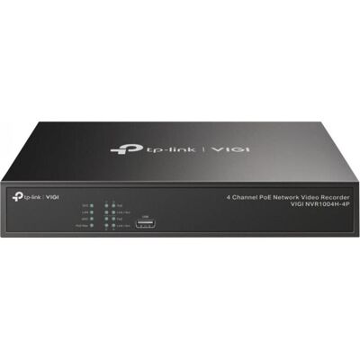 TP-Link VIGI NVR1004H-4P (Enregistreur vidéo en réseau (NVR)), Caméra réseau : accessoires - Publicité TP-Link VIGI NVR1004H-4P (Enregistreur vidéo en réseau (NVR)), Caméra réseau : accessoires - Publicité