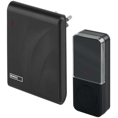 Emos, Sonnette + interphone, Drahtlose Türklingel P5727N (Funk) - Publicité Emos, Sonnette + interphone, Drahtlose Türklingel P5727N (Funk) - Publicité