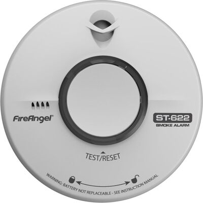 FireAngel, Alarme, Détecteur de fumée ST-622-PLT - Publicité FireAngel, Alarme, Détecteur de fumée ST-622-PLT - Publicité