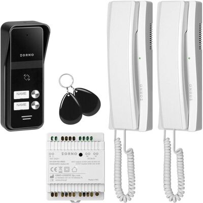 Orno, Sonnette + interphone, Gegensprechanlage OR-DOM-BA-936ZD/W 2-Draht/2 (Câblé, Filaire) - Publicité Orno, Sonnette + interphone, Gegensprechanlage OR-DOM-BA-936ZD/W 2-Draht/2 (Câblé, Filaire) - Publicité