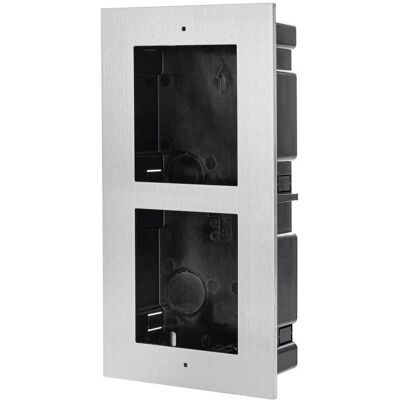Abus, Sécurité des bâtiments : accessoires, Cadre pour 2 modules pour montage encastré (acier inoxydable) - Publicité Abus, Sécurité des bâtiments : accessoires, Cadre pour 2 modules pour montage encastré (acier inoxydable) - Publicité