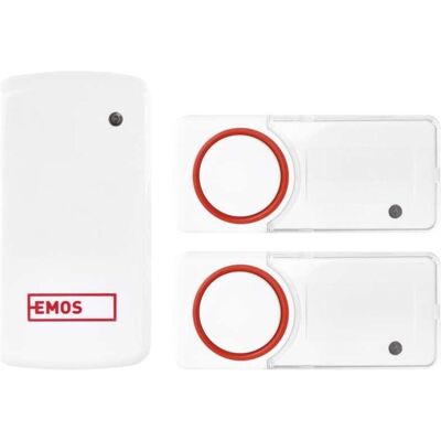 Emos, Sonnette + interphone, Drahtlose Türklingel P5750.2T - Publicité Emos, Sonnette + interphone, Drahtlose Türklingel P5750.2T - Publicité