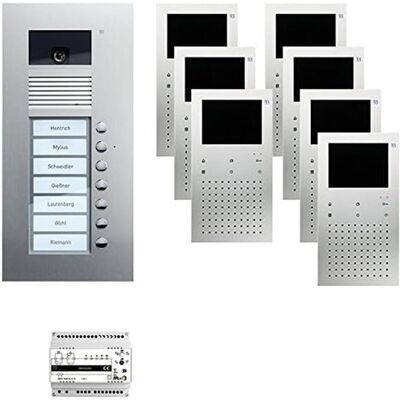TCS, Sonnette + interphone, Video pack7 Video color PVU1770-0010Poste extérieur AVU 7 touches UP 7x - Publicité TCS, Sonnette + interphone, Video pack7 Video color PVU1770-0010Poste extérieur AVU 7 touches UP 7x - Publicité