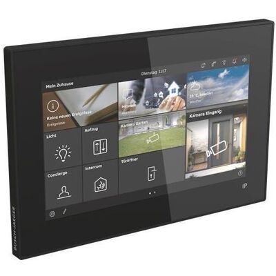 Busch-Jaeger, Sonnette + interphone, IP Touch Lite 7 (Ethernet, Filaire, Sans fil, WiFi) - Publicité Busch-Jaeger, Sonnette + interphone, IP Touch Lite 7 (Ethernet, Filaire, Sans fil, WiFi) - Publicité