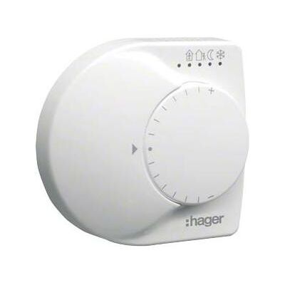 Hager Régulateur de température KNX,tebis TX320, Thermostat, Blanc - Publicité Hager Régulateur de température KNX,tebis TX320, Thermostat, Blanc - Publicité