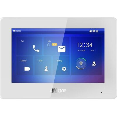 Dahua, Sonnette + interphone, MONITEUR LCD 7" IP WI-FI/DOORPHONE VTH5422HW-W (Câblé, WiFi) - Publicité Dahua, Sonnette + interphone, MONITEUR LCD 7" IP WI-FI/DOORPHONE VTH5422HW-W (Câblé, WiFi) - Publicité
