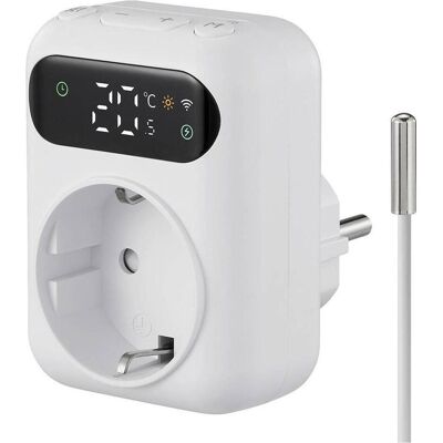 Sygonix SY-6824096 Universalthermostat Zwischenstecker Wochenprogramm 1 St., Thermostat - Publicité Sygonix SY-6824096 Universalthermostat Zwischenstecker Wochenprogramm 1 St., Thermostat - Publicité