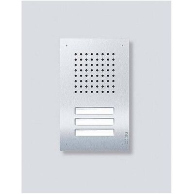 Siedle - F CL A 03 R-0 - Face en acier inoxydable - Boîtier audio de portier - Publicité Siedle - F CL A 03 R-0 - Face en acier inoxydable - Boîtier audio de portier - Publicité