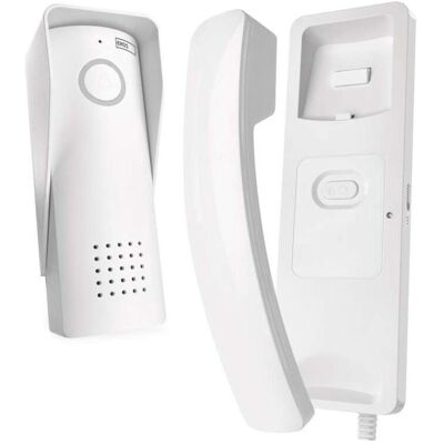 Emos, Sonnette + interphone, Kabelloses Heim-Audio-Türsprechset H1088, 1 Teilnehmer (Sans fil) - Publicité Emos, Sonnette + interphone, Kabelloses Heim-Audio-Türsprechset H1088, 1 Teilnehmer (Sans fil) - Publicité