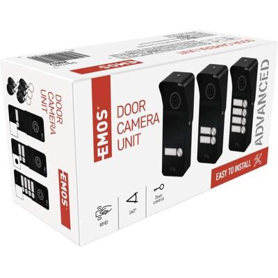 Emos, Sonnette + interphone, Unité de caméra couleur turque EM-10AHD RF-2 (RFID) - Publicité Emos, Sonnette + interphone, Unité de caméra couleur turque EM-10AHD RF-2 (RFID) - Publicité
