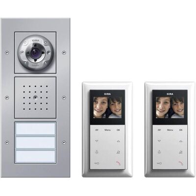 Gira Système Vidéo Interphone - Maison 2 Familles - Aluminium - Publicité Gira Système Vidéo Interphone - Maison 2 Familles - Aluminium - Publicité