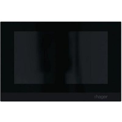 Hager, Sonnette + interphone, RTQ601X (Application, Ethernet, Filaire, WiFi) - Publicité Hager, Sonnette + interphone, RTQ601X (Application, Ethernet, Filaire, WiFi) - Publicité