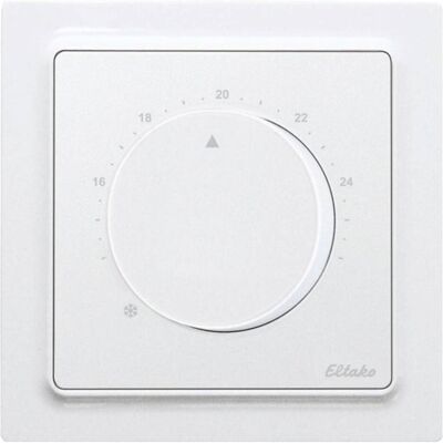 Eltako Régulateur de température ambiante AP RS-485 rws glz 30055163, Thermostat, Blanc - Publicité Eltako Régulateur de température ambiante AP RS-485 rws glz 30055163, Thermostat, Blanc - Publicité
