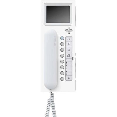 Siedle, Sonnette + interphone, AHTV 870-0 WH/W (Filaire, WiFi) - Publicité Siedle, Sonnette + interphone, AHTV 870-0 WH/W (Filaire, WiFi) - Publicité