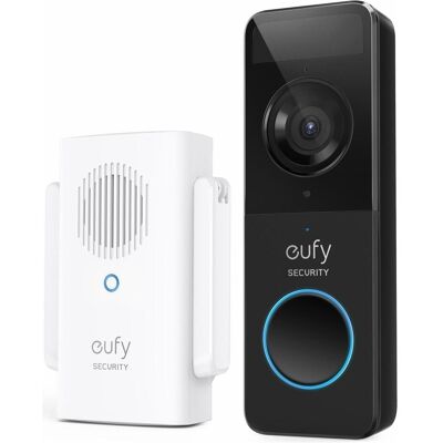 Sonnette Vidéo Eufy 1080p Noire - Dispositif de Sécurité - Publicité Sonnette Vidéo Eufy 1080p Noire - Dispositif de Sécurité - Publicité